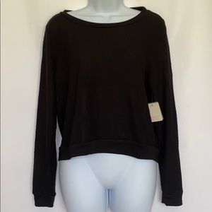 Make & Model Black Sweater Tee